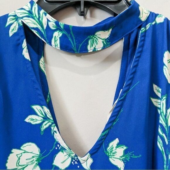 PEACH LOVE CALIFORNIA Floral Printed Halter Dress - Picture 4 of 5